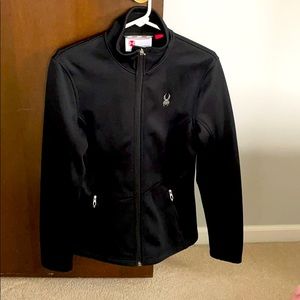 Spyder Black Zip-up Jacket